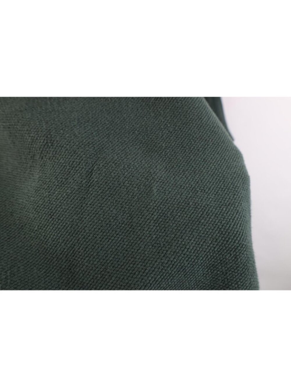 Vintage LL Bean Mens XL Faded Blank Thermal Waffle Knit Crewneck Sweater Green - Picture 5 of 9